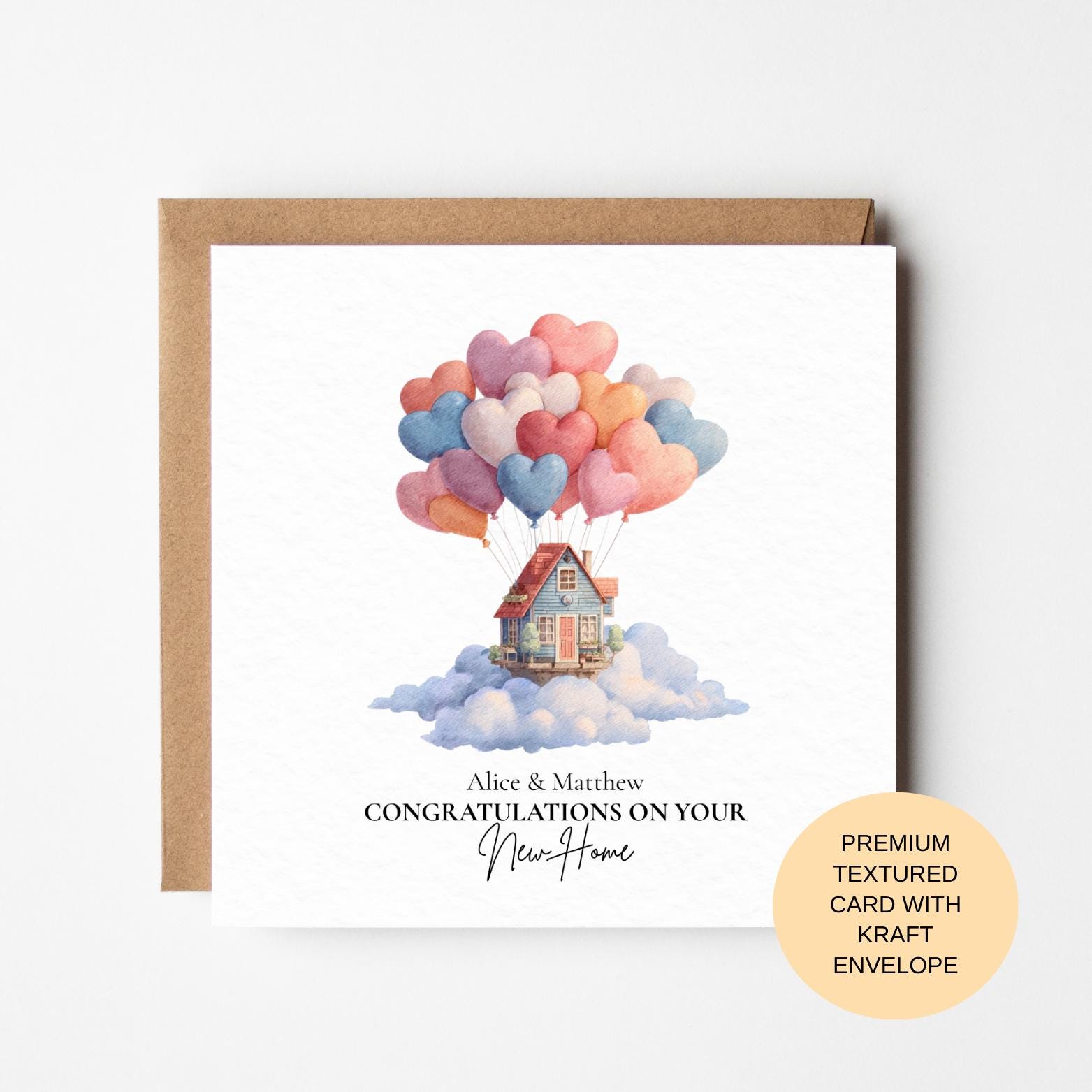 Personalised New Home Card – Congratulations House Card