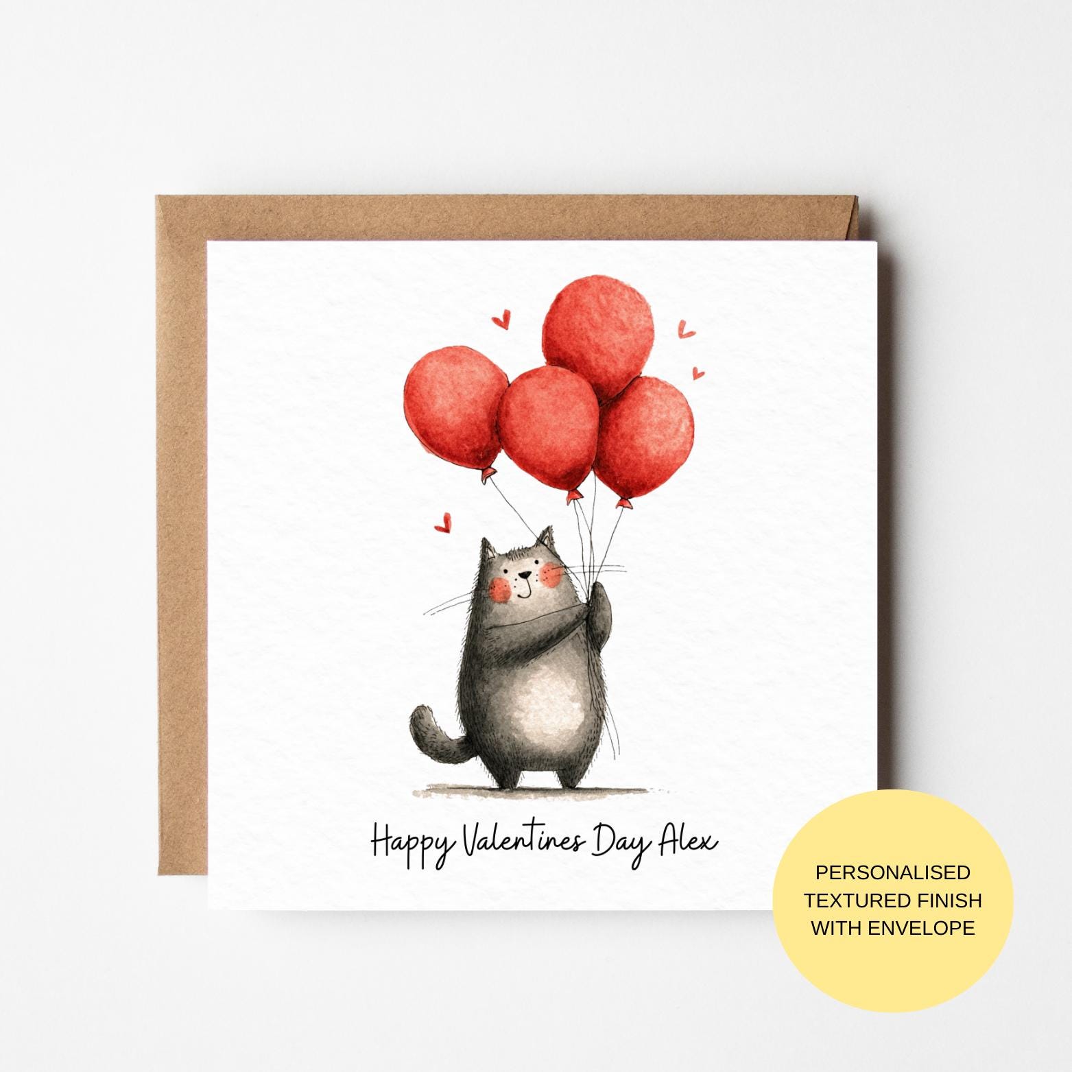 Bear Hug Valentine's Card: Personalised Couple Love Design