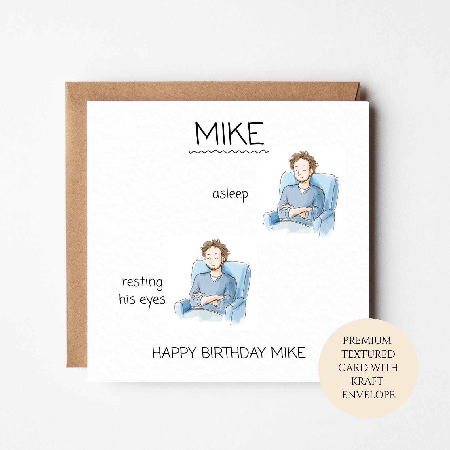 Funny Mens Birthday Card | Birthday Card for Him | Dad Husband Friend | Humorous Birthday Card