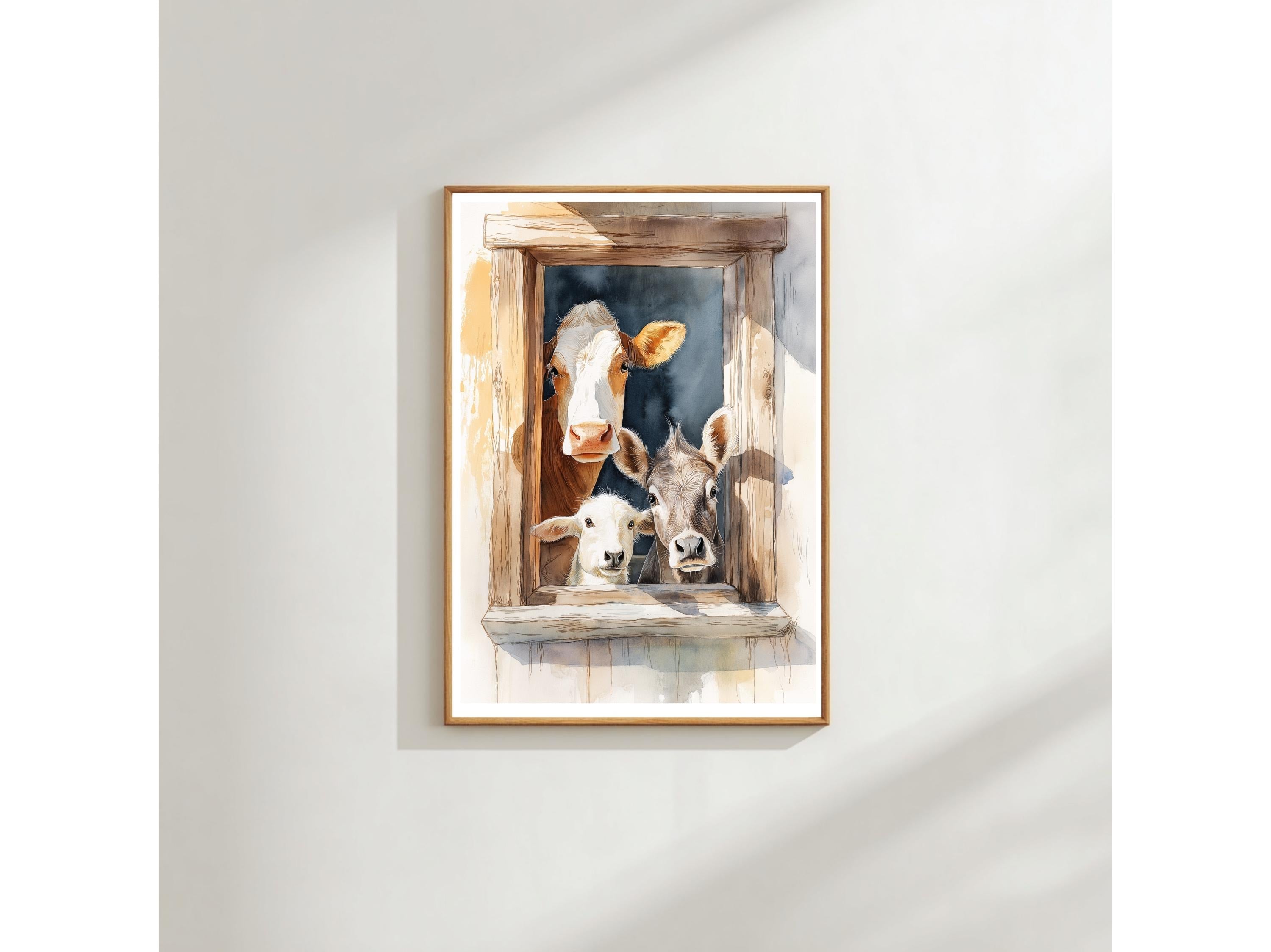 Botanical Branch Wall Art Print, Neutral Minimalist (A4 & A3 Sizes)