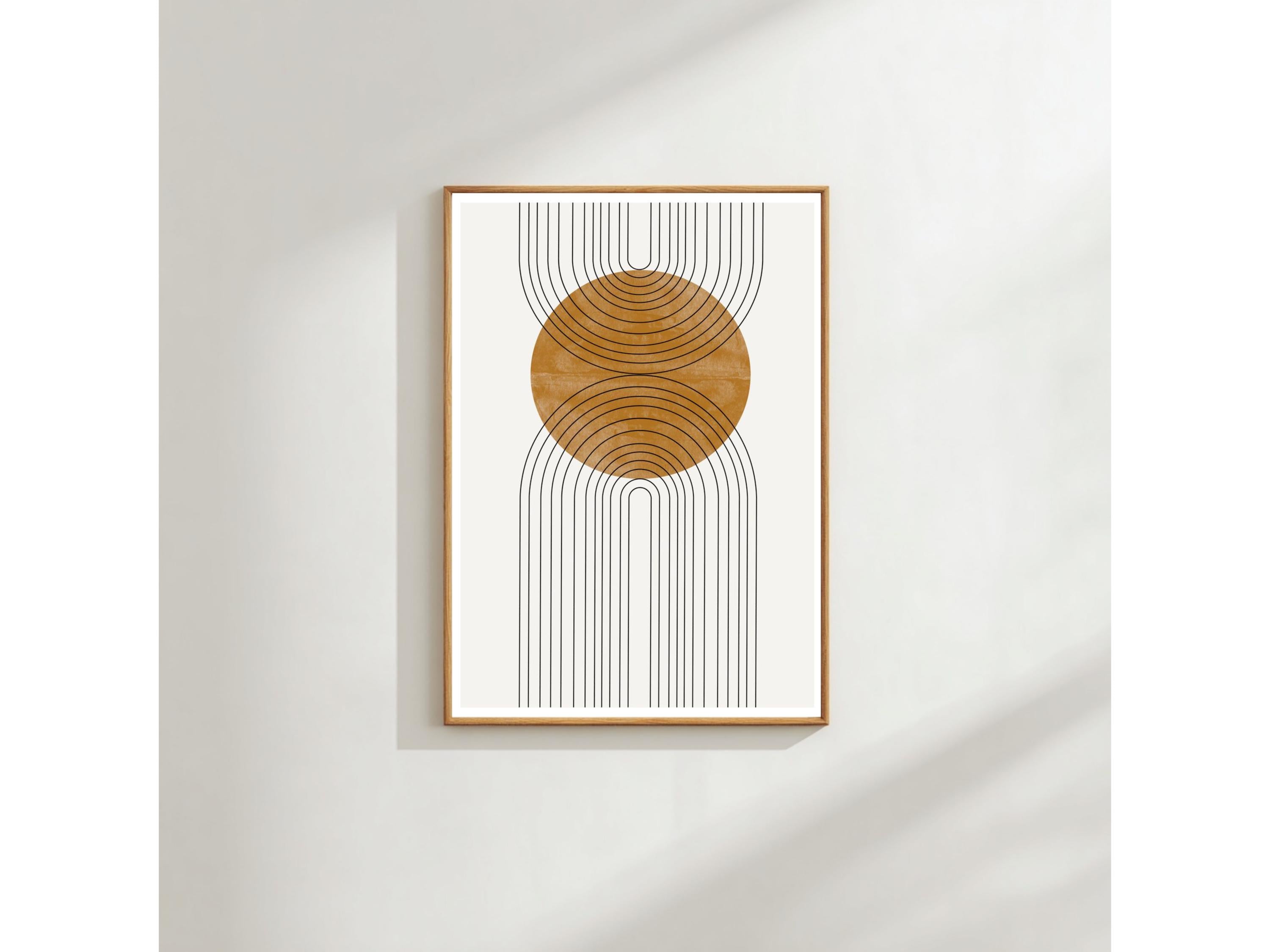 Tropical Palm Wall Art Print - Neutral Scandinavian Botanical Decor