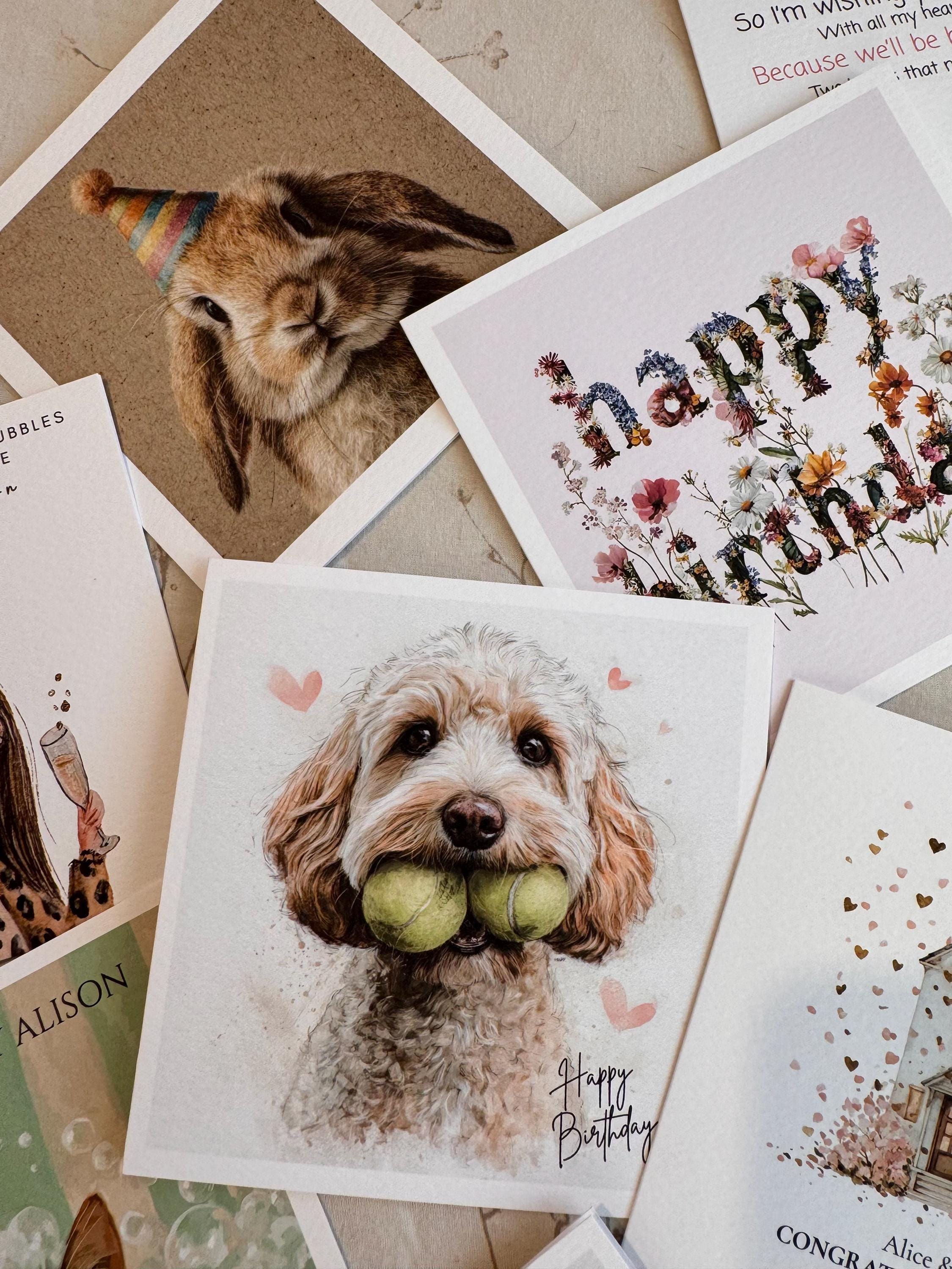 Personalised Tortoise Birthday Card for Her – Cute Reptile Birthday for Sister Friend Mum Daughter