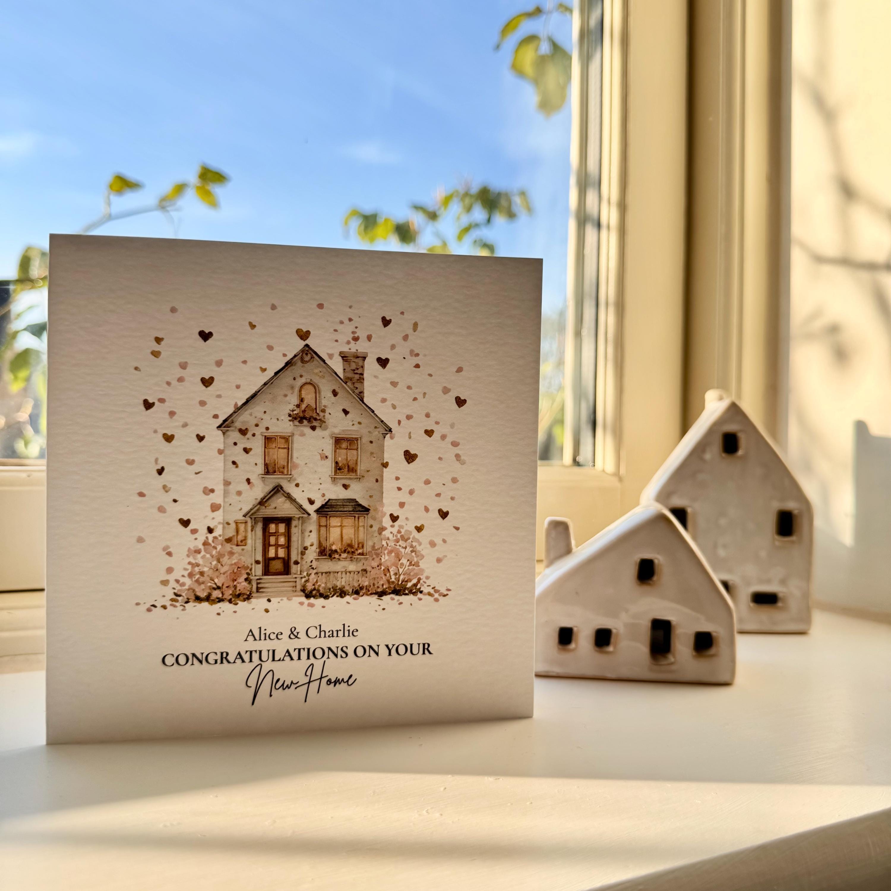 Personalised Horse Birthday Card for Her – Elegant Watercolour Horse Birthday for Sister Friend Mum Daughter