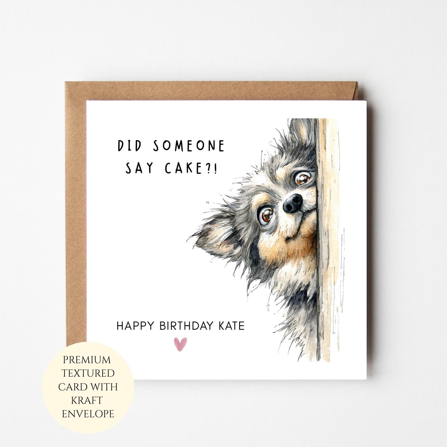 Personalised Chihuahua Birthday Card: Funny Dog Lover Gift for Her