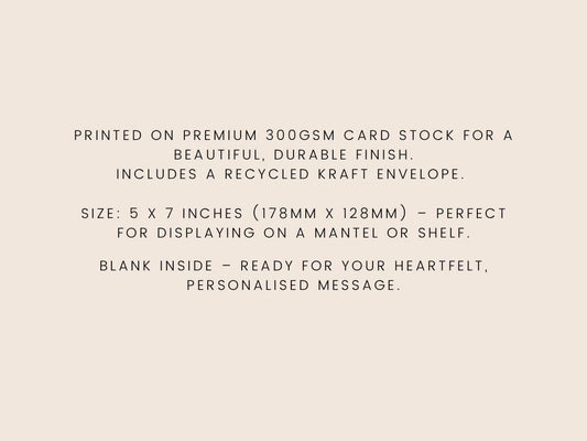 Personalised Grinch Christmas Card – Funny Angry Grinch Face – Custom Name Xmas Card – Humorous Holiday Greeting