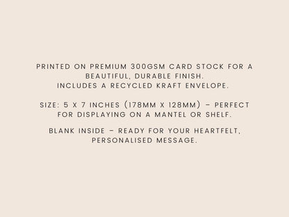 Safe Travels Card – Personalised Camper Van Bon Voyage & Adventure Send-Off Card