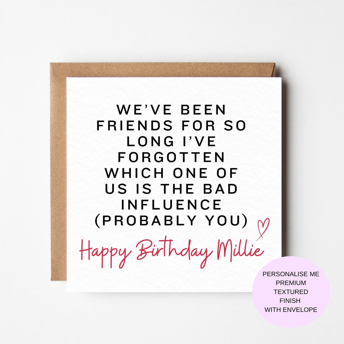 Funny birthday card, birthday card friend, best friend card, friend birthday card, card for friend, funny card for friend, card for bff