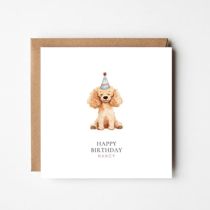 Personalised Birthday Card – Custom Dog Birthday Greeting