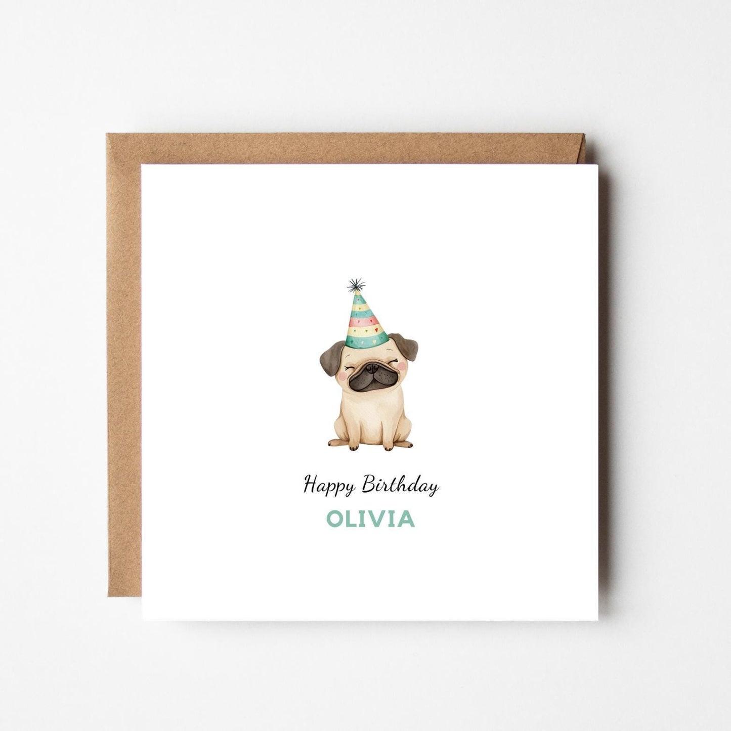 Personalised dog Birthday Card – Custom Dog Lover Birthday Card