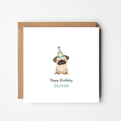 Personalised dog Birthday Card – Custom Dog Lover Birthday Card