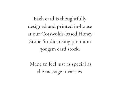 Personalised Thank You Card – Woodland Bear Design