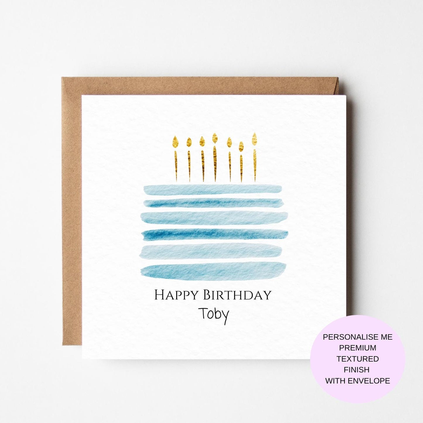 Personalised Mens Happy Birthday Card | Birthday Card For Brother | Son Birthday Card | Adult Birthday Card | Male Birthday Card | Boy Card