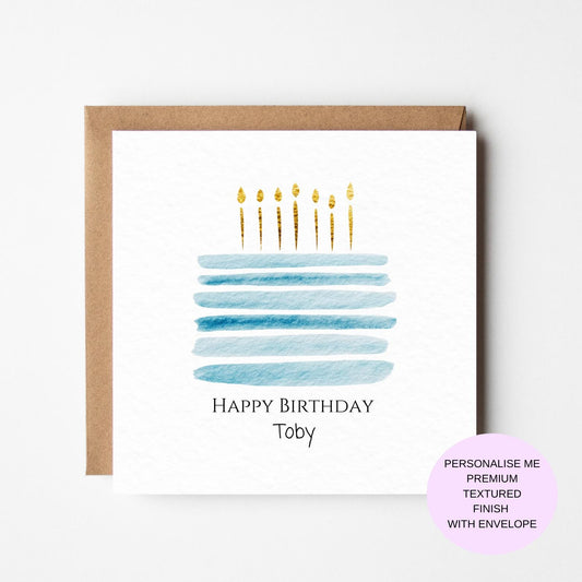 Personalised Mens Happy Birthday Card | Birthday Card For Brother | Son Birthday Card | Adult Birthday Card | Male Birthday Card | Boy Card