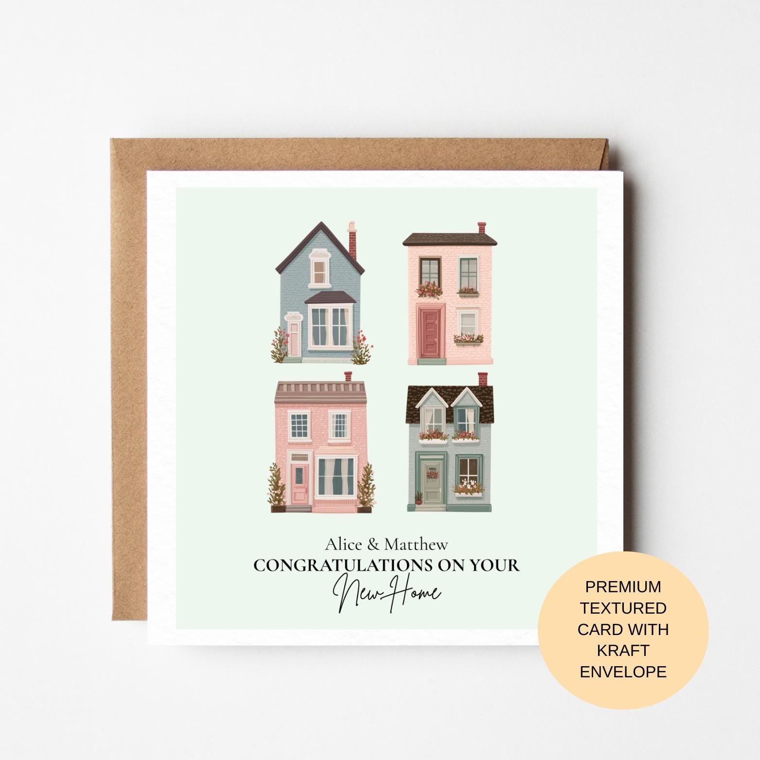 Personalised New Home Card – Couple Housewarming Card