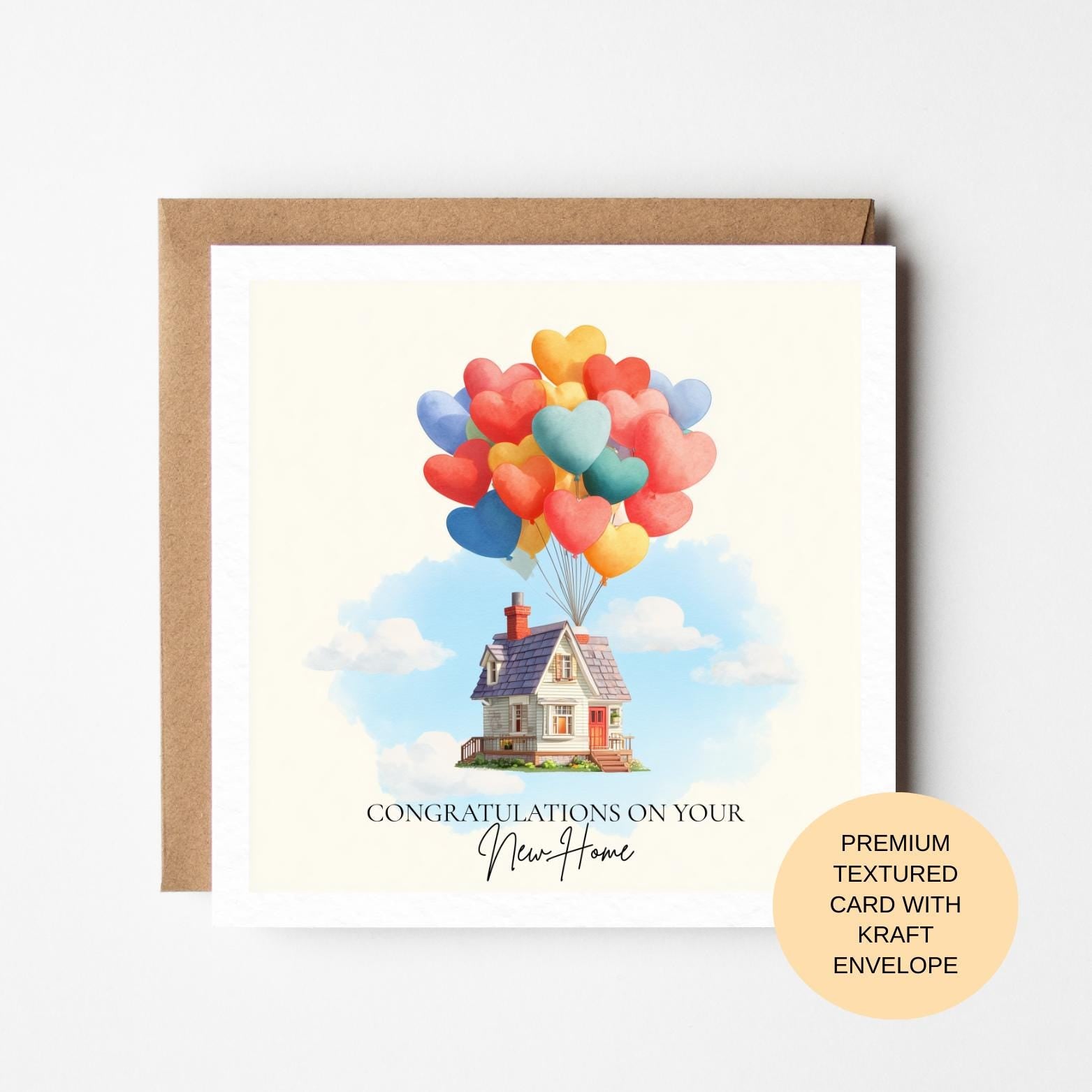 Personalised New Home Card – Congratulations Housewarming Card