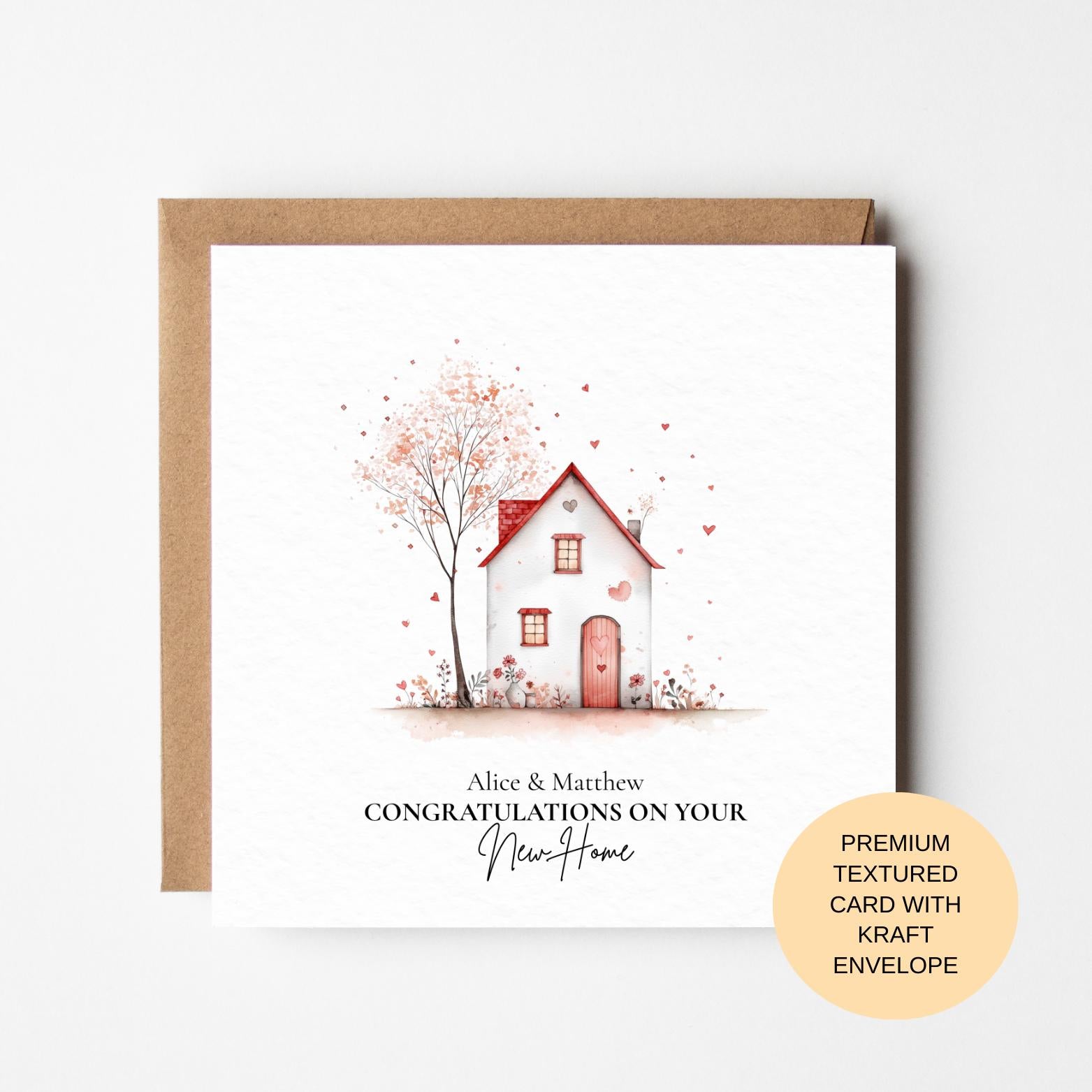 New Home Congratulations Card – Sweet Housewarming Card