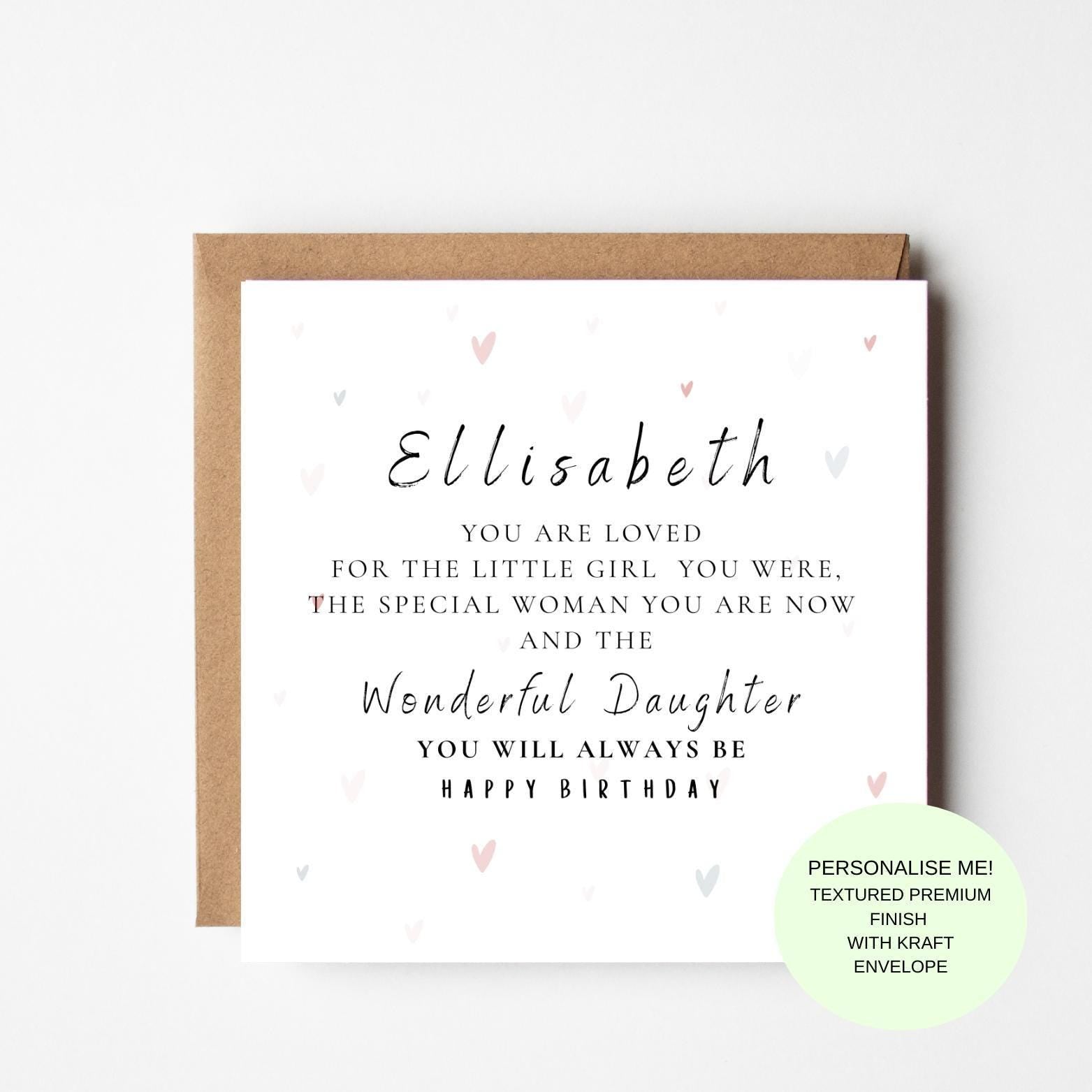 Birthday Card for Daughter – Meaningful Message