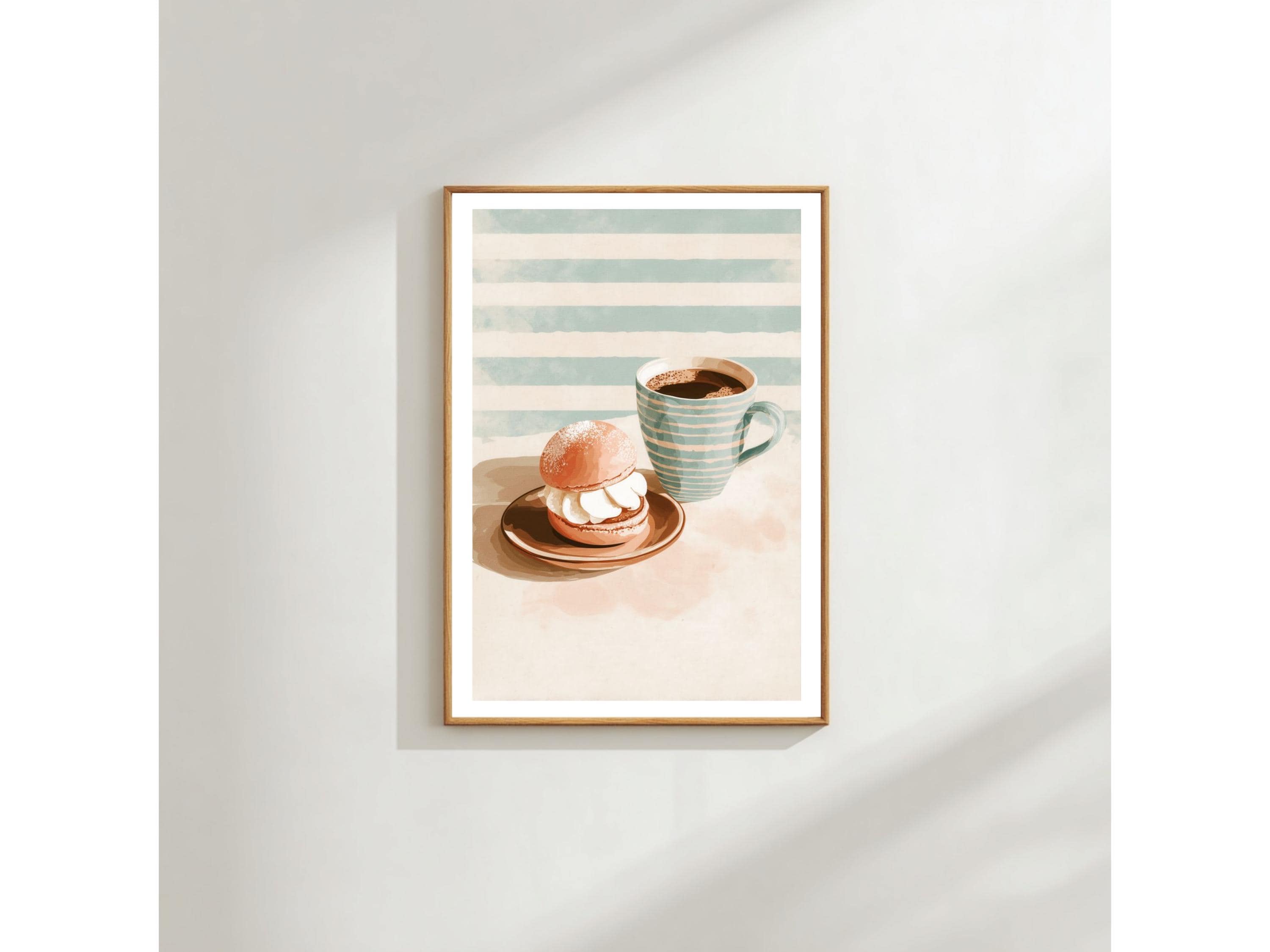 Espresso and Pastry Wall Art: Coffee Kitchen Decor, Café Style