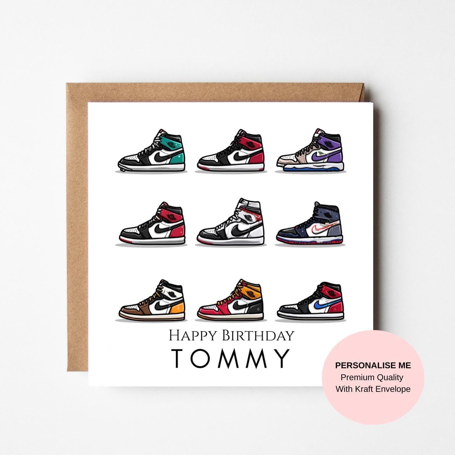 Trainers Birthday Card for Him – Trainer Collection Card