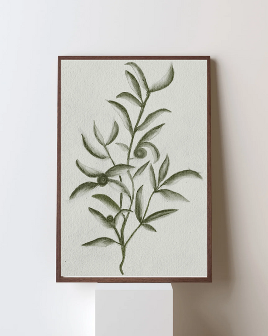 Minimalist Botanical Wall Art Print