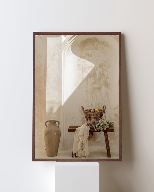 Rustic Mediterranean Still Life Wall Art