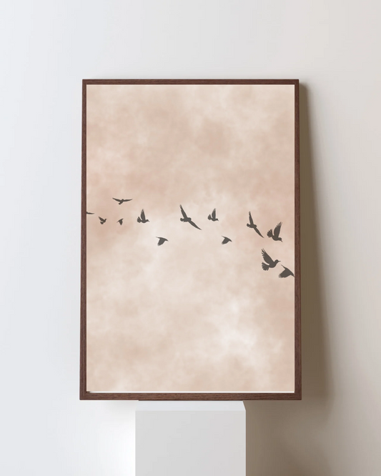Minimalist Bird Silhouette Wall Art