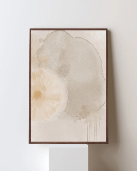 Minimalist Abstract Watercolor Wall Art